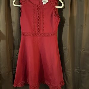 Girls Rare Editions Dressy Dress, Size 16, Maroon, Super nice, Love the lace